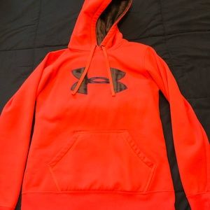 UnderArmour, Bright red/orange hoodie, like new